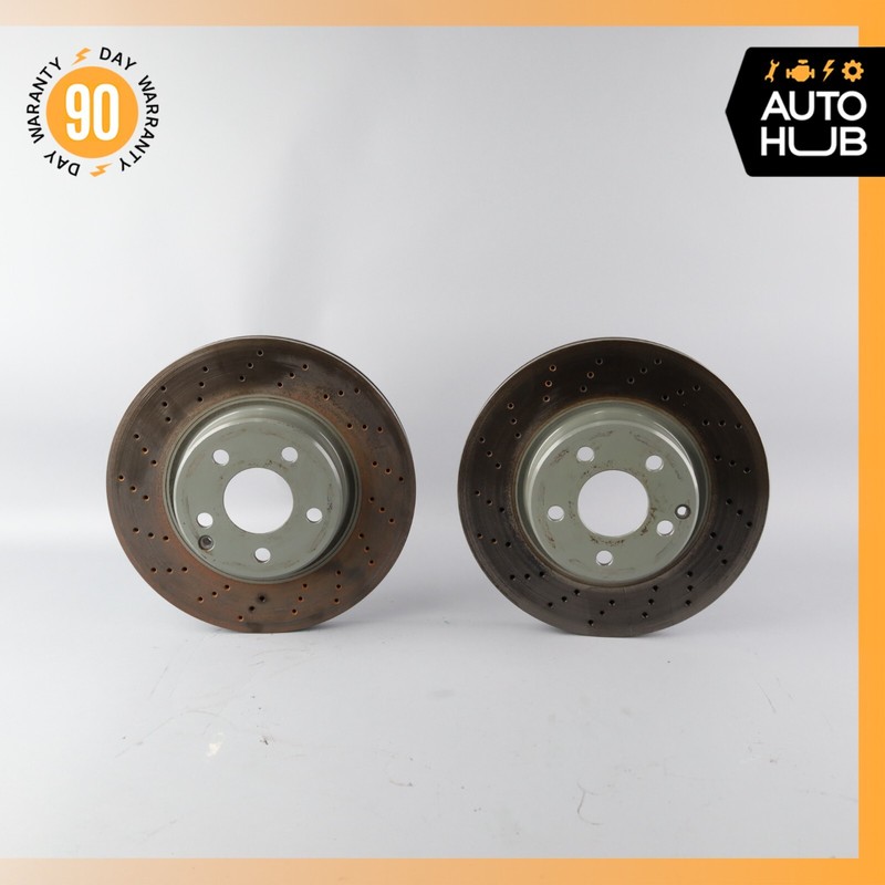03-06 Mercedes R230 SL500 Front Brake Rotor Disc Set of 2 2304210412 OEM