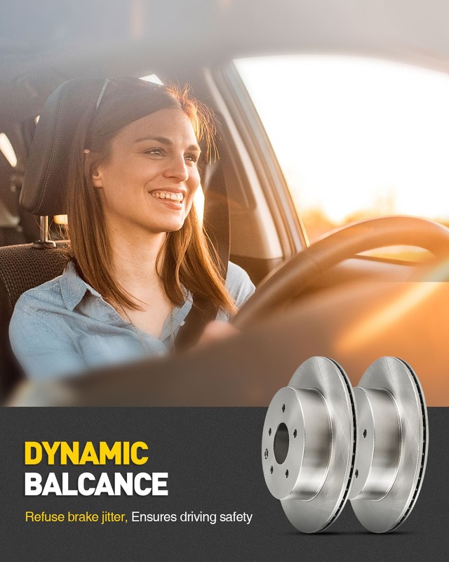 12.41 Rear Brake Rotors Fits 2010-2015 Chevy Camaro 2010-2013 Cadillac CTS Pair gallery
