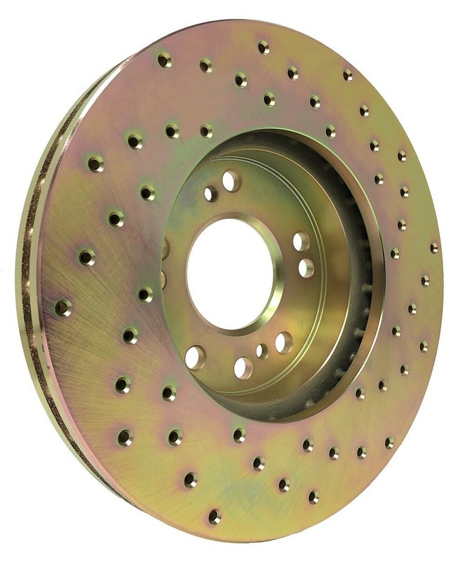FRONT BRAKENETIC Sport Drill Brake Rotors 26mm Z32 300ZX Conversion 4/5LUG gallery
