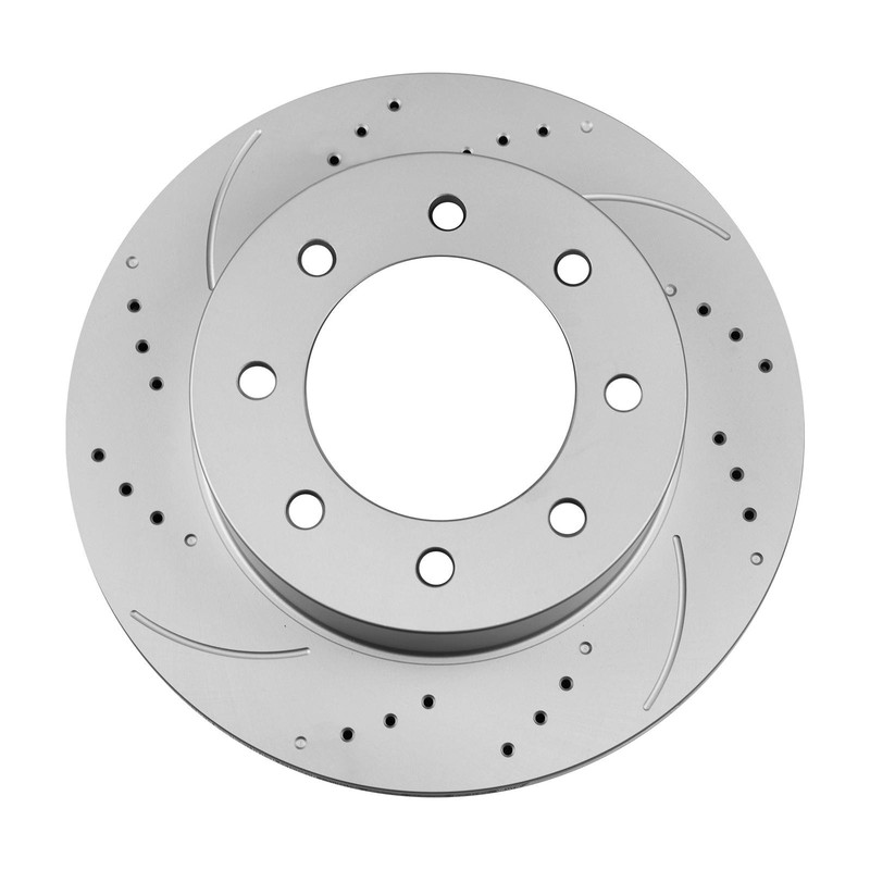 Front Disc Rotor Ceramic Brake Pad for 2006 2007 2008 Dodge RAM 1500 2500 3500 gallery