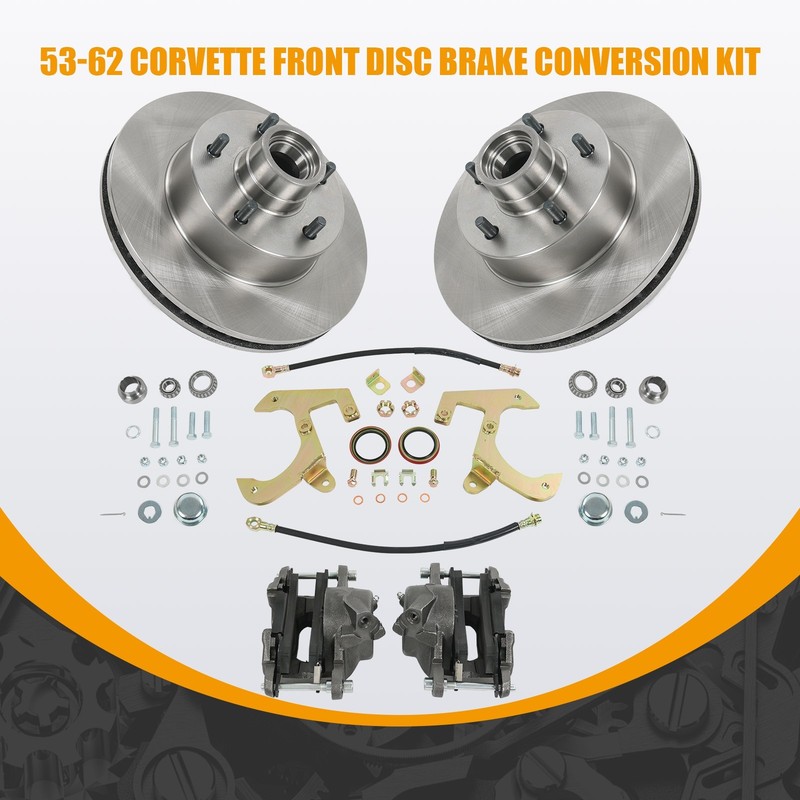 Front Disc Brake Conversion Kit For 1949-1954 Chevy Car 1953-1962 Corvette gallery