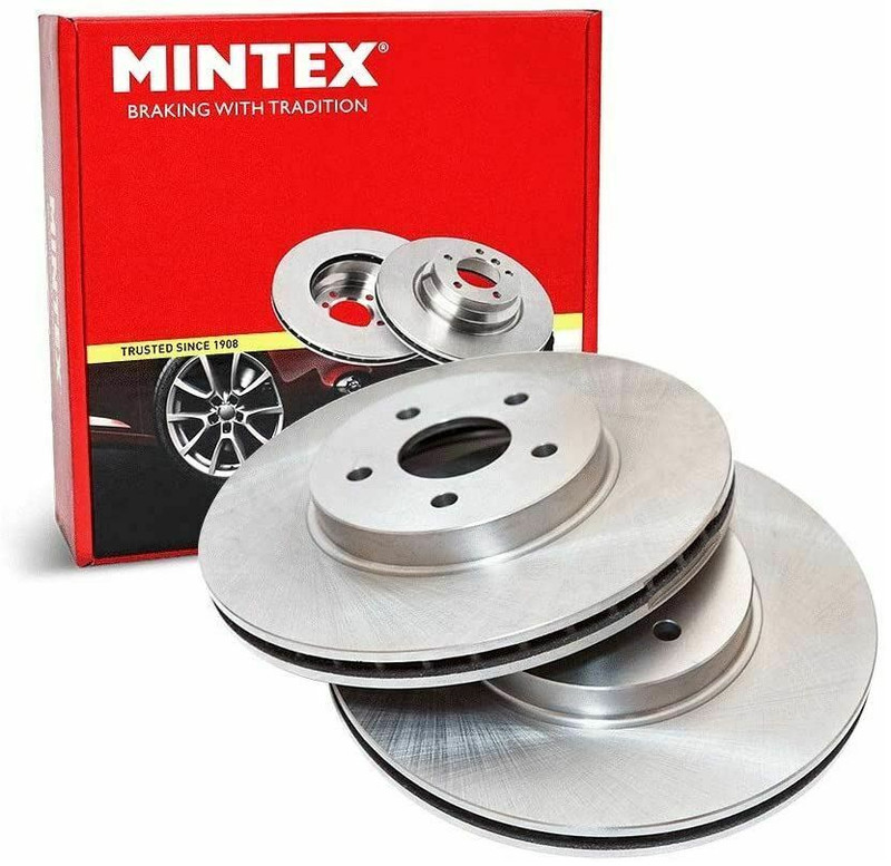 MINTEX REAR BRAKE DISCS MDC2162 FOR AUDI A4 CONVERTIBLE 2.0 TURBO 2005-08