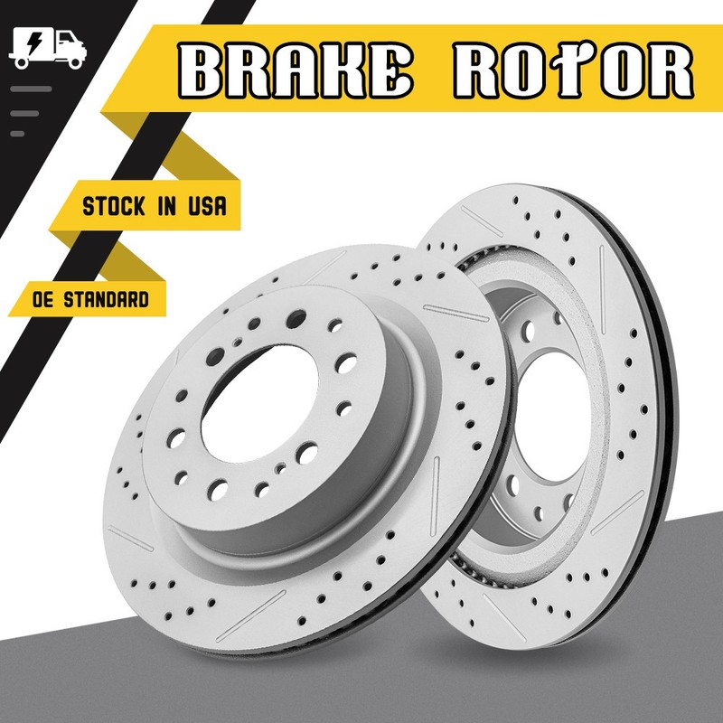 For Toyota Tundra Sequoia Lexus LX600 2022 – 2023 335mm Rear Disc Brake Rotors