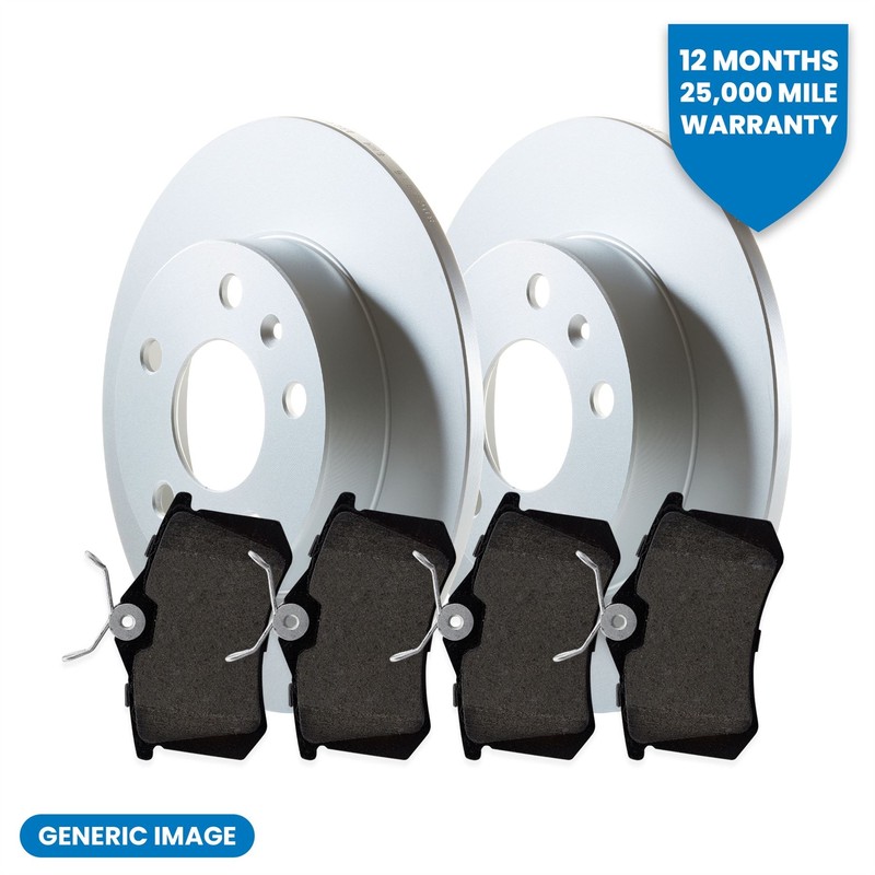 Front Brake Discs & Pads Braking Kit Fits Citroen C-Elysee C4 Cactus Peugeot 301