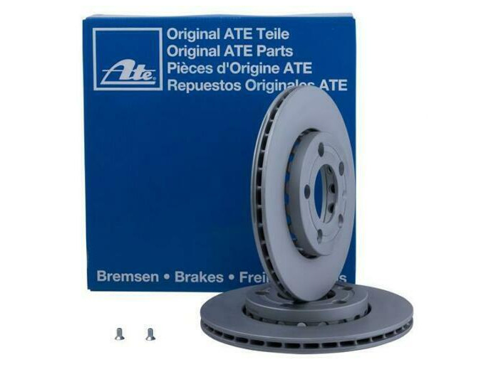 2x ATE 24.0132-0159.1 brake disc set ø330 mm for Chrysler Mercedes-Benz new