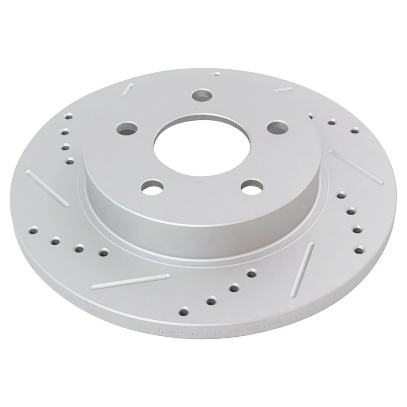 Brake Rotor Performance Drilled Slotted G-Coated Rear Pair for Chevy gallery