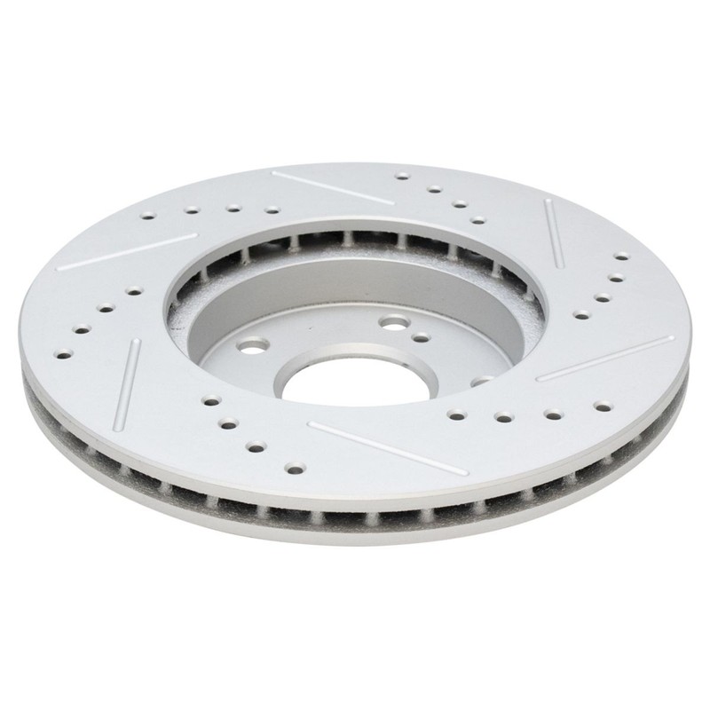 TRQ Front and Rear Brake Rotors Set For 2003-2011 Honda Element gallery
