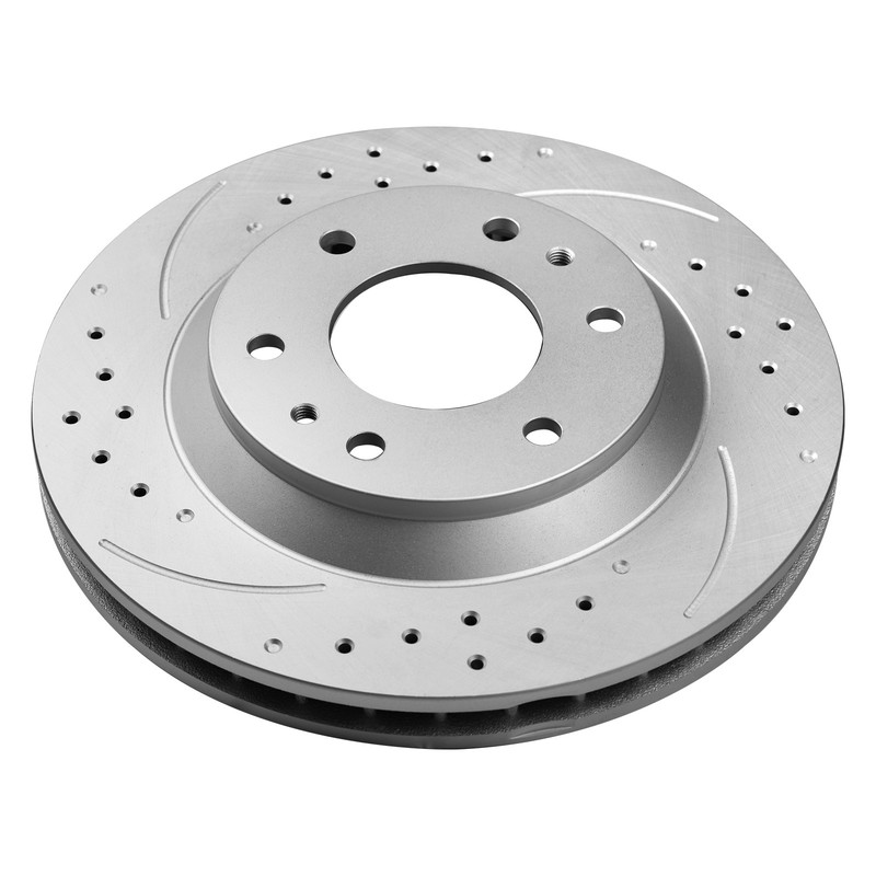 Front Drilled Rotors Ceramic Brake Pads for Trailblazer Envoy Ascender Rainier gallery