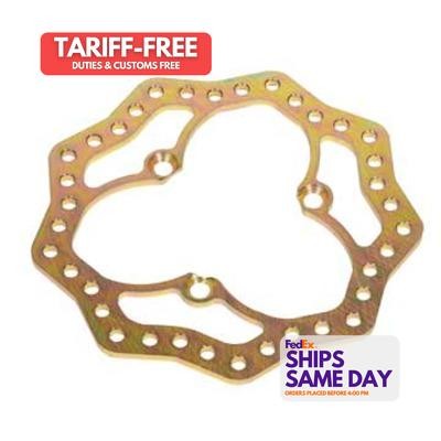 Diversified Machine SRC-2704, One Gold Zinc Steel Rotor Lf Steel 3 Lug Fits 10-1