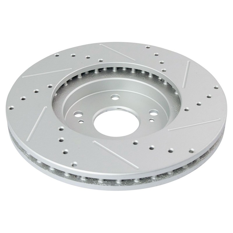 TRQ Front & Rear Performance Brake Rotor & Ceramic Pad Kit w/Chemicals gallery