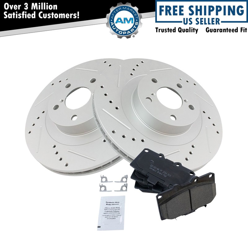 Performance Front Brake Pad & Rotor Kit Performance Ceramic Fits Subaru