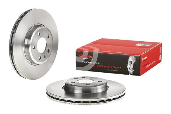 BREMBO Front Brake Discs Drilled Internal Ventilation Audi A4L 09.A820.1X gallery