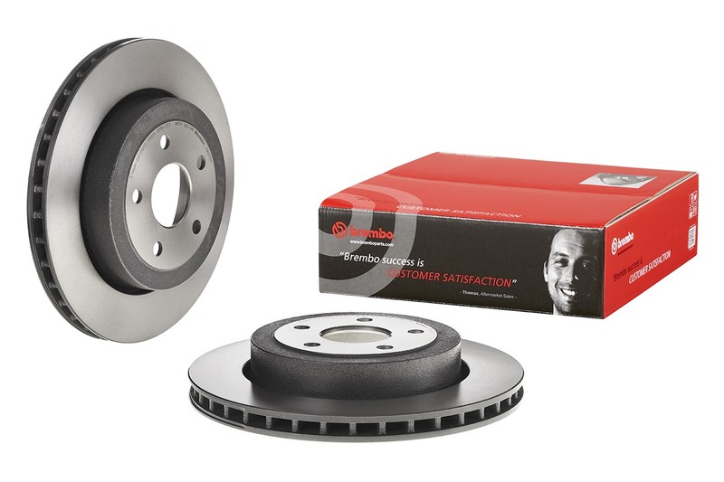 Brembo Rear Coated 350mm Brake Disc Rotor For Jeep Grand Cherokee SRT8 2006-2010
