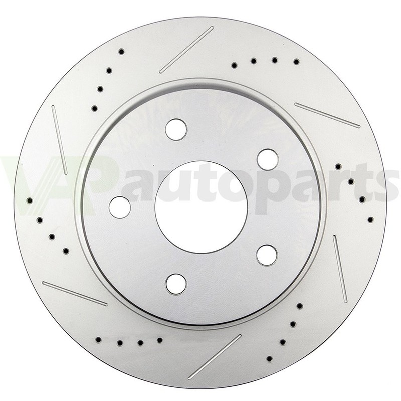 Front Brake Discs Rotors and Ceramic Pads For Dodge Ram 1500 2004-2005 4WD 336mm gallery
