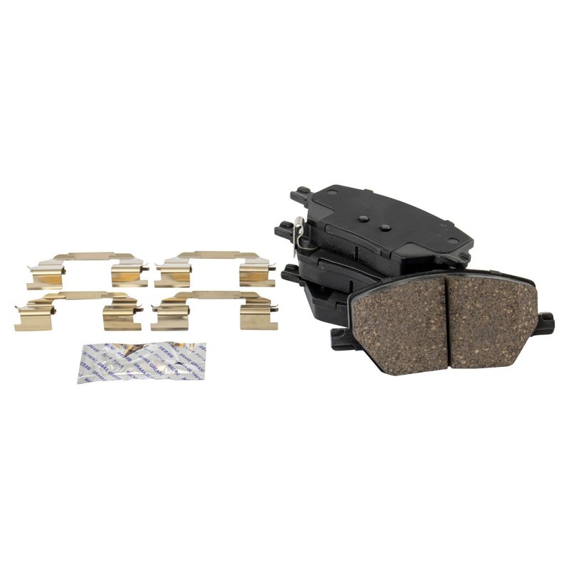 Front Ceramic Brake Pad & Performance Rotor Kit for 500X Compass Renegade gallery