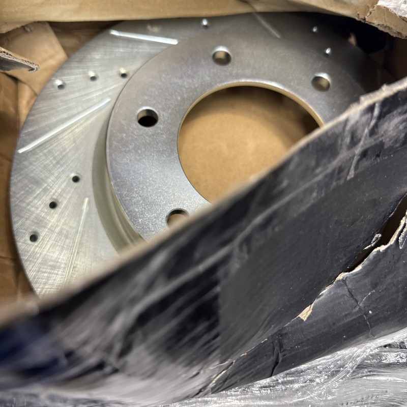 Pair Disc Brake Rotor DFC 631-54259 Left and Right Drilled and Slotted gallery