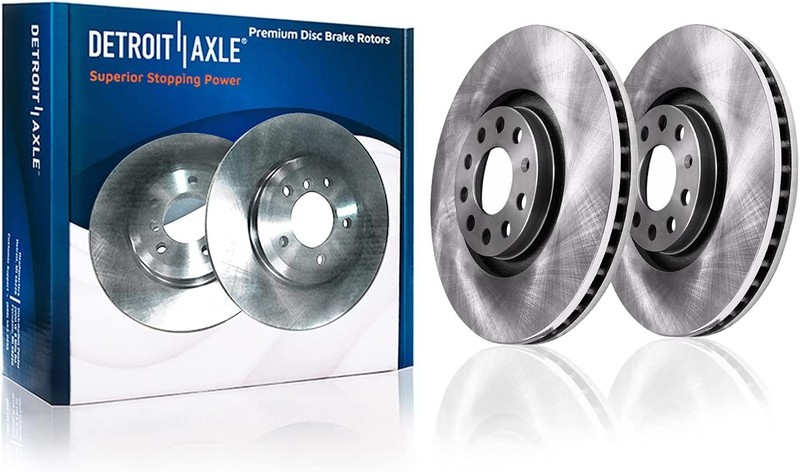 10-Lug Front Brake Rotors for 2005-2016 Volkswagen Jetta