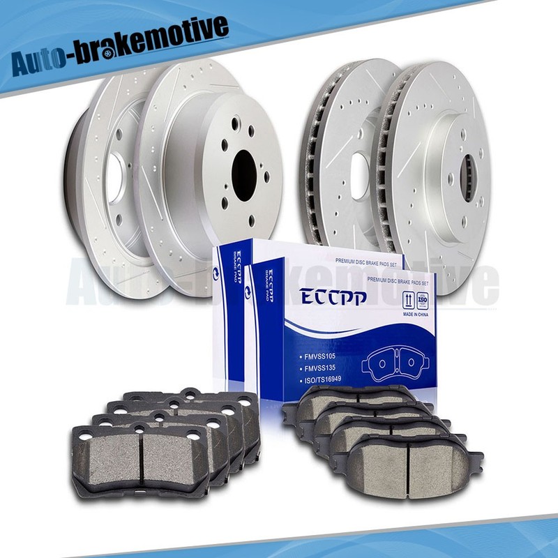 FOR LEXUS IS250 2.5L 2009-2013 FRONT + REAR BRAKE PADS AND ROTORS DISCS