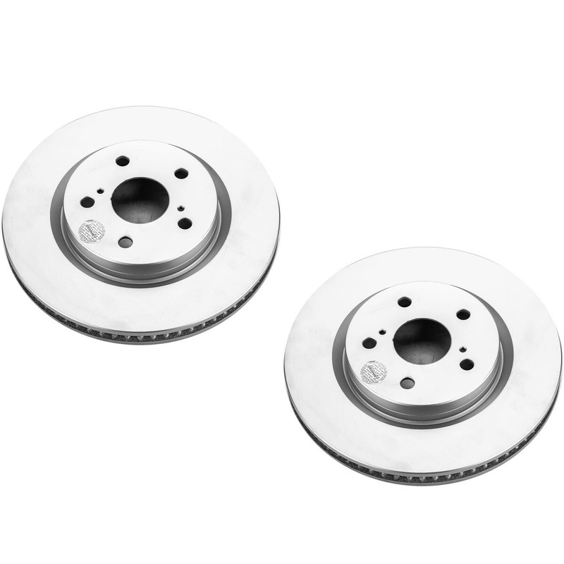 SET-P15JBR1763EVC-2 Powerstop 2-Wheel Set Brake Discs Front for Toyota Avalon