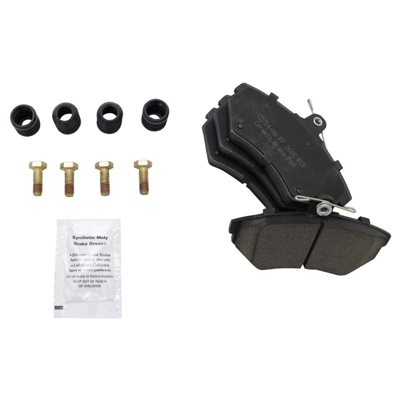 Front Ceramic Brake Pad & Rotor Set Kit for VW Jetta Passat Golf Cabrio gallery