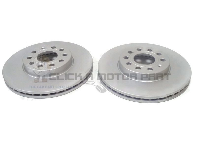 VW CADDY 2.0 SDi 1.9 TDi 2004-2011 FRONT 2 BRAKE DISCS (CHECK SIZE 280MM ONLY)