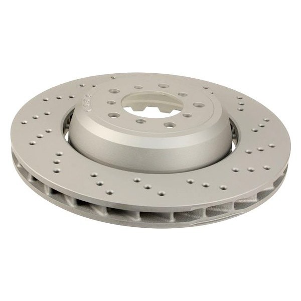 For BMW M3 08-13 Brake Rotor Coat-Z Drilled & Slotted Vented Front Passenger