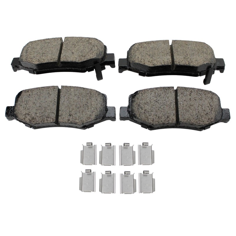 DuraGo Rear Rotors Akebono ProACT Ceramic Disc Brake Pads Kit For Liberty Nitro gallery