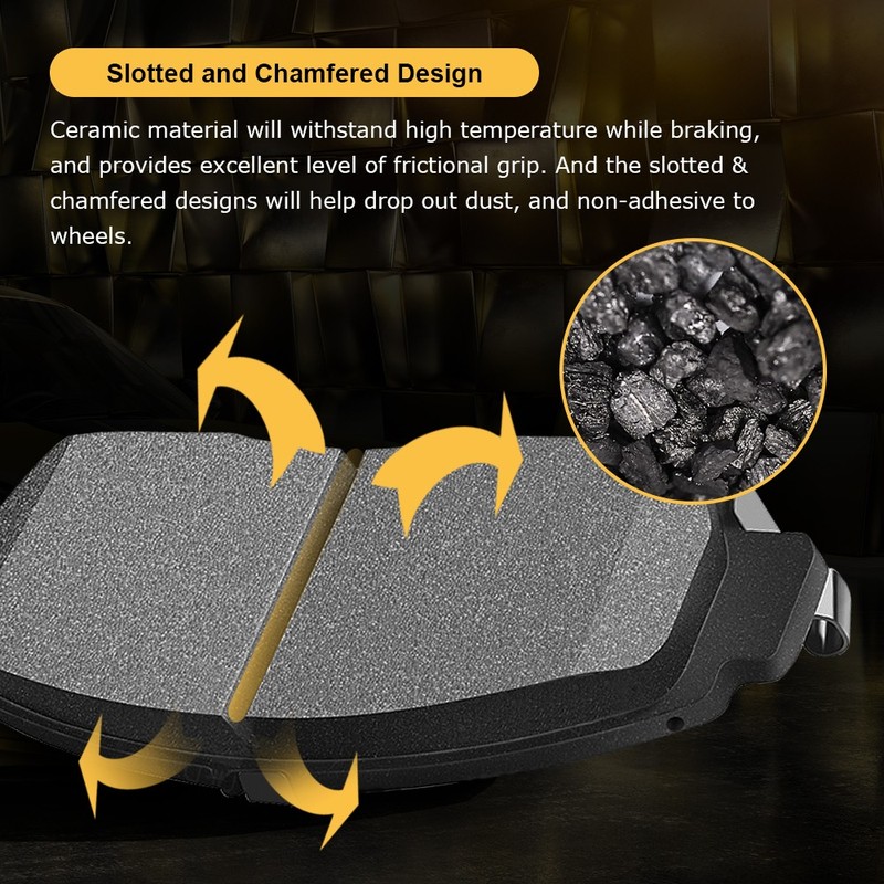 Rear Drilled Disc Brake Rotors & Ceramic Pads for Mazda 3 Sport 2020-2021 CX-30 gallery