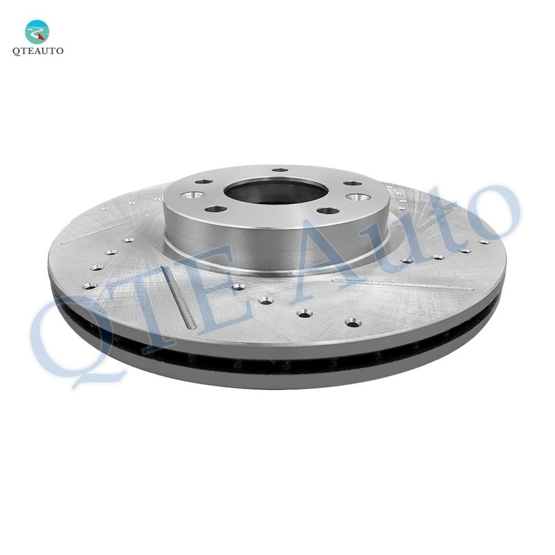 Front Drilled Slotted Brake Disc Rotors 299mm For 2006-2012 Ford Fusion gallery