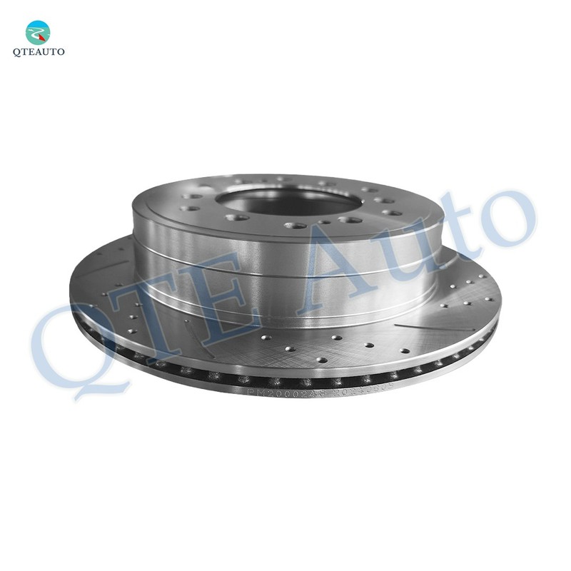 4PC Front 319mm-Rear 312mm Drilled Brake Rotors For 2007-2009 Toyota FJ Cruiser gallery