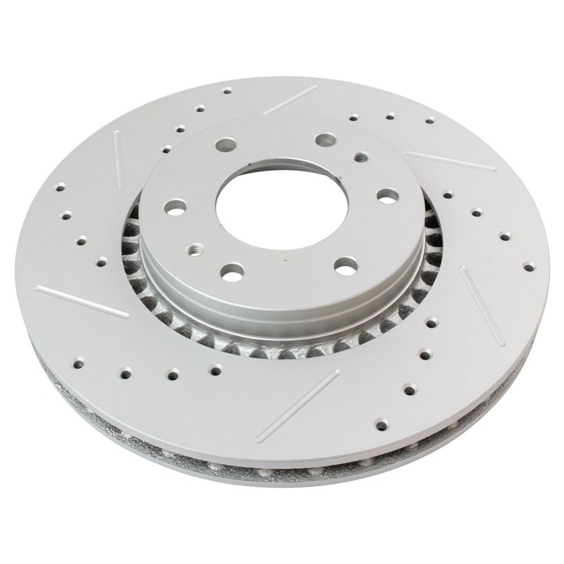 Front & Rear Performance Drilled Slotted Rotor & Semi-Metallic Brake Pad Kit gallery