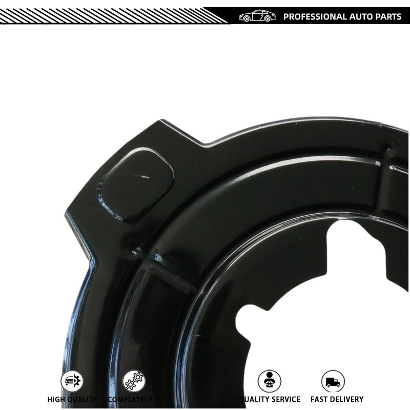 1 Pcs Left Side Front Brake Dust Shield Plate Black Fits for Wrangler 2007-2017 gallery