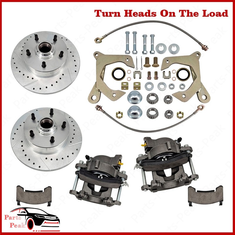 New Front Disc Brake Kit For Chevrolet Bel Air Del Ray 1955 1956 1957