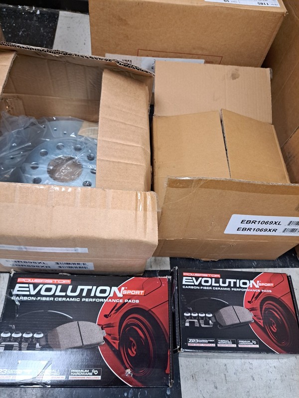 Powerstop Front And Rear Rotors And Pads EBR1069X, EBR898XR, Z23-1107, Z23-1108