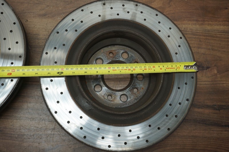 MASERATI GHIBLI M157 3.0D PAIR REAR BRAKE DISC 2013-2020 gallery