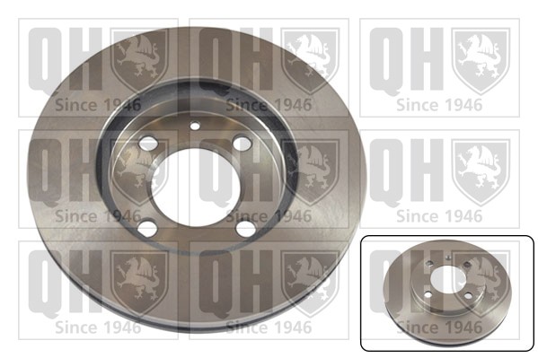 2x Brake Discs Pair Vented fits VW JETTA Mk2 1.8 Front 84 to 91 239mm Set QH New gallery