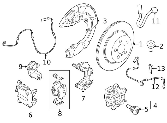 Disc Brake Rotor Rear Left gallery