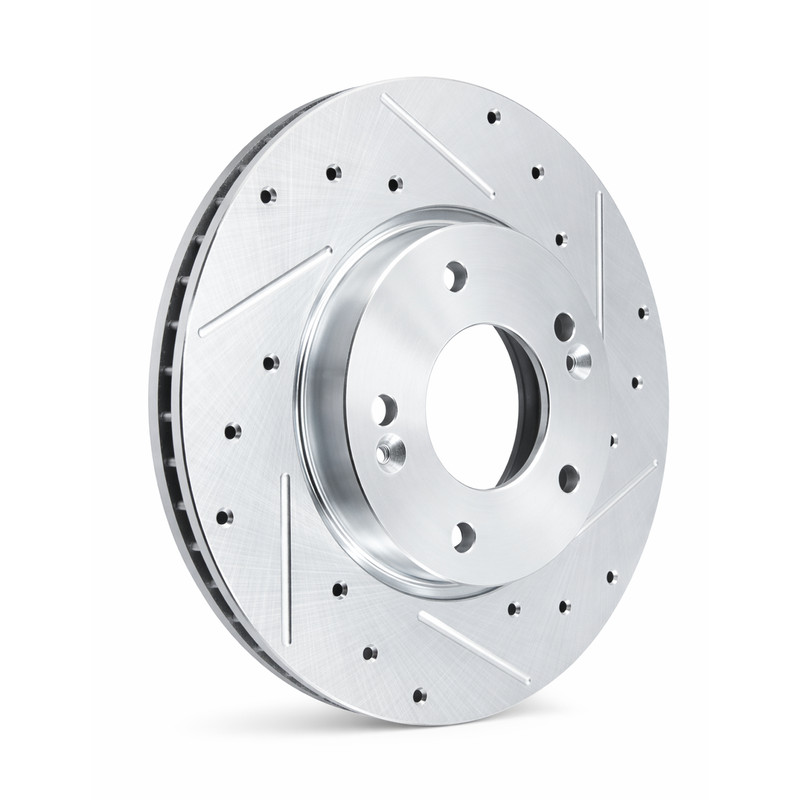11.02'' Pair Front Drilled Slotted Brake Rotors for Kia Forte Koup Forte5 Soul gallery
