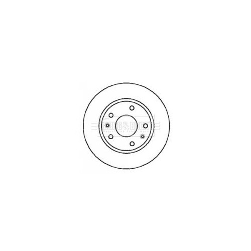 Borg & Beck brake disc pair - BBD4285 gallery