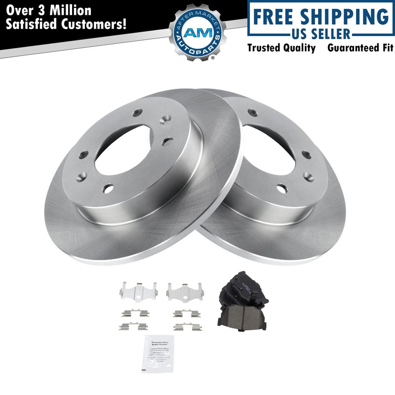 Rear Premium Posi Ceramic Disc Brake Pad & Rotor Kit for Hyundai New