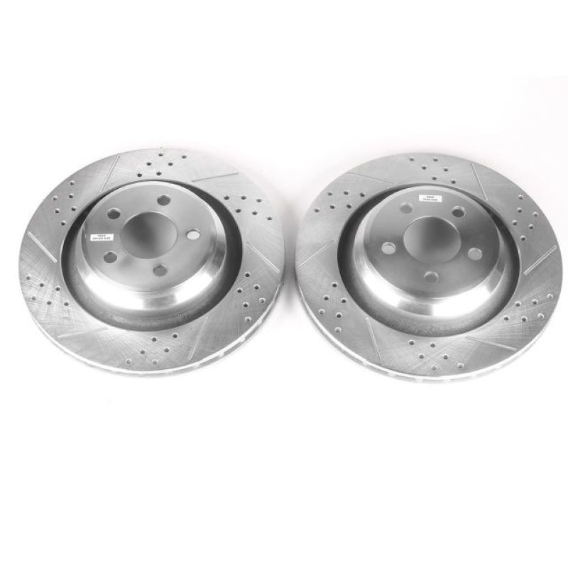 Powerstop Power Stop Ar8775xpr Rear Evolution Drilled Slotted Rotor Pair