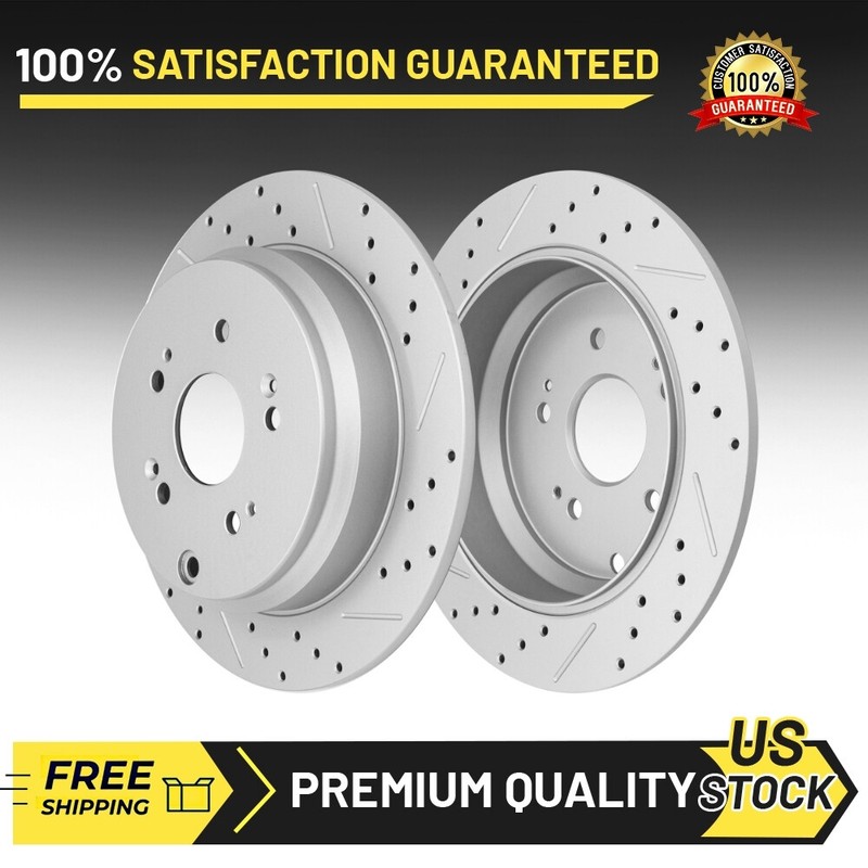 Rear Disc Brake Rotors Set for 2007 2008 – 2018 Acura RDX 2005 – 2016 Honda CR-V