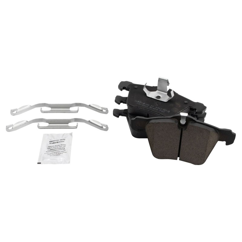 TRQ Front Ceramic Disc Brake Pads & Rotor Kit w/ Chemicals for Jaguar New gallery