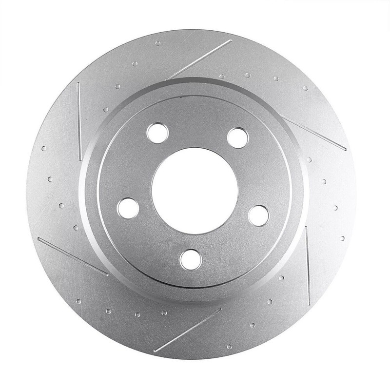 Rear Drilled Rotors + Brake Pads for 2004 2005 2006- 2008 Honda Element Acura TL gallery