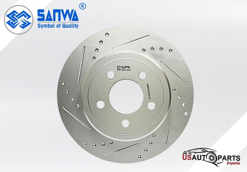 REAR RH BRAKE ROTOR VENTED &GEOMET COATED D&S 320MM FOR CHRYSLER DODGE 300 05-23