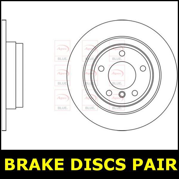 Brake Discs Pair Rear FOR BMW F23 1.5 218i 15->21 Petrol Blue gallery