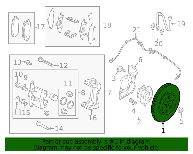 Genuine Mazda Disc Brake Rotor kd4533251 gallery