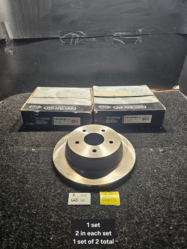 (QTY 2) For Chevrolet Blazer 1998-2005 Rear Vented Brake Disc Rotor YH145181 gallery