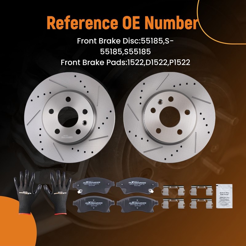 Front Vented Brake Rotors Pads for Chevrolet Cruze 2011-2015 Cruze Limited 2016 gallery