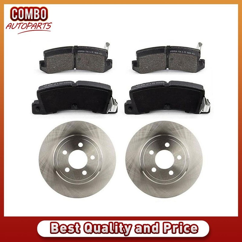 Rear Brake Rotors Brake Pads for 1988 Chevrolet Nova 1987-1991 Toyota Corolla